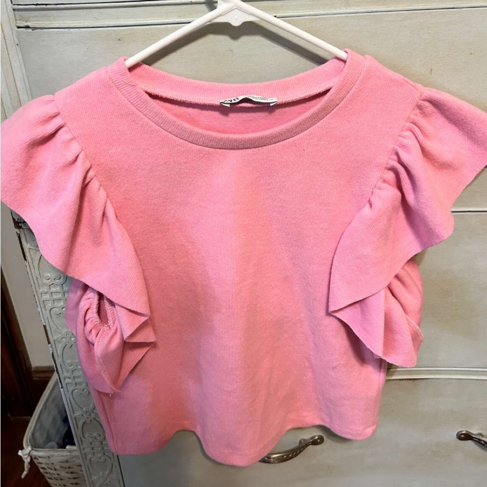 NWOT Zara pink top
